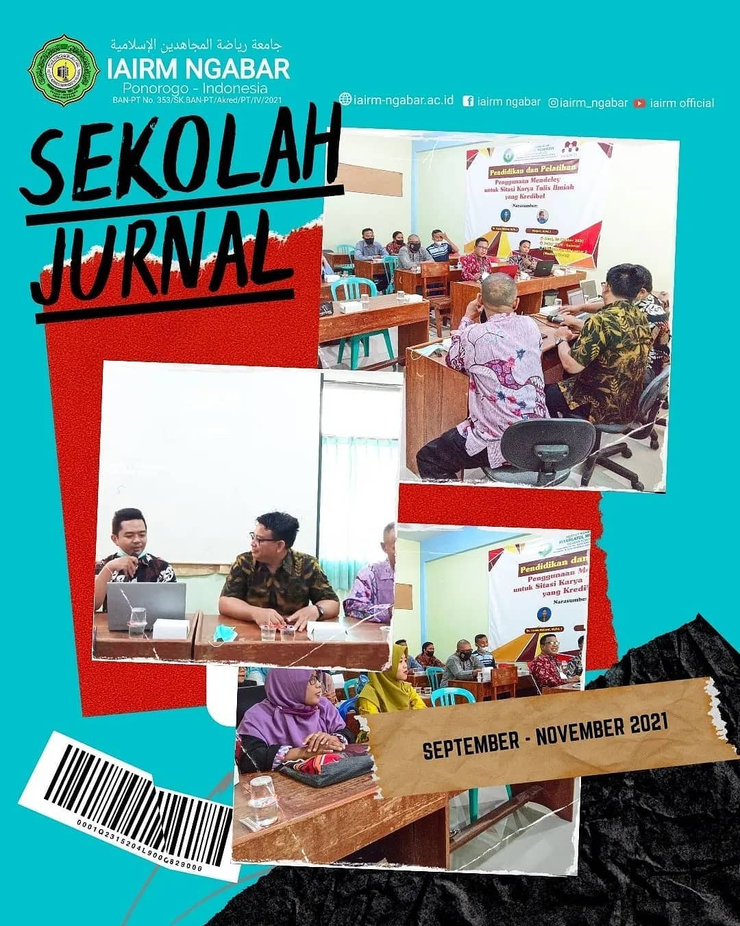 IAIRM Ngabar Selenggarakan “Sekolah Jurnal” untuk Penguatan Publikasi Ilmiah Dosen dan Pengelola Jurnal IAIRM Ngabar Selenggarakan “Sekolah Jurnal” untuk Penguatan Publikasi Ilmiah Dosen dan Pengelola Jurnal